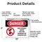 Signmission Non-Potable Water Not For Drinking Cooking, 10 in W x Rectangle, Aluminum OS-2PACK-DS-A-710-L-1503 - alternate 2